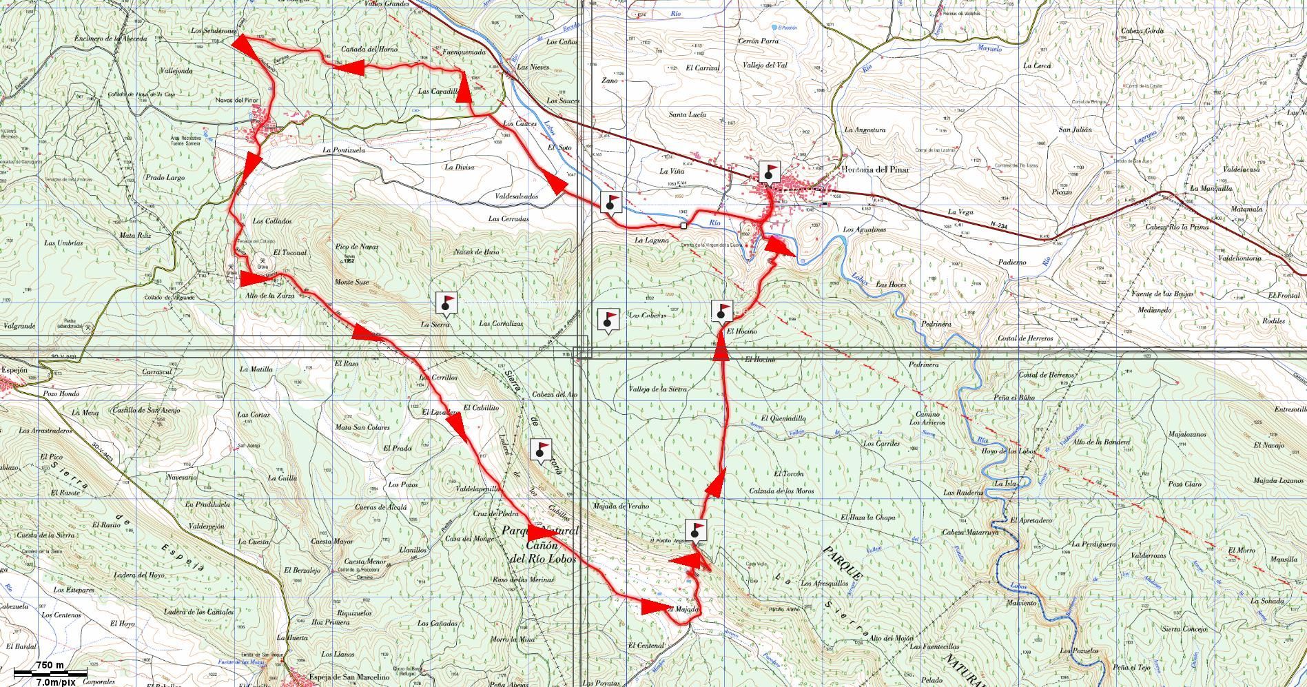 Recorrido de la Media Maratón